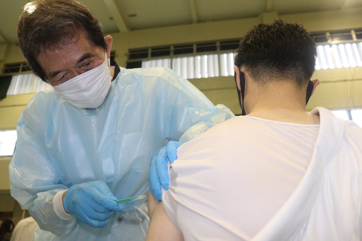 医師の市長が市職員にワクチン接種　ウズベク五輪合宿受け入れで、京都・舞鶴