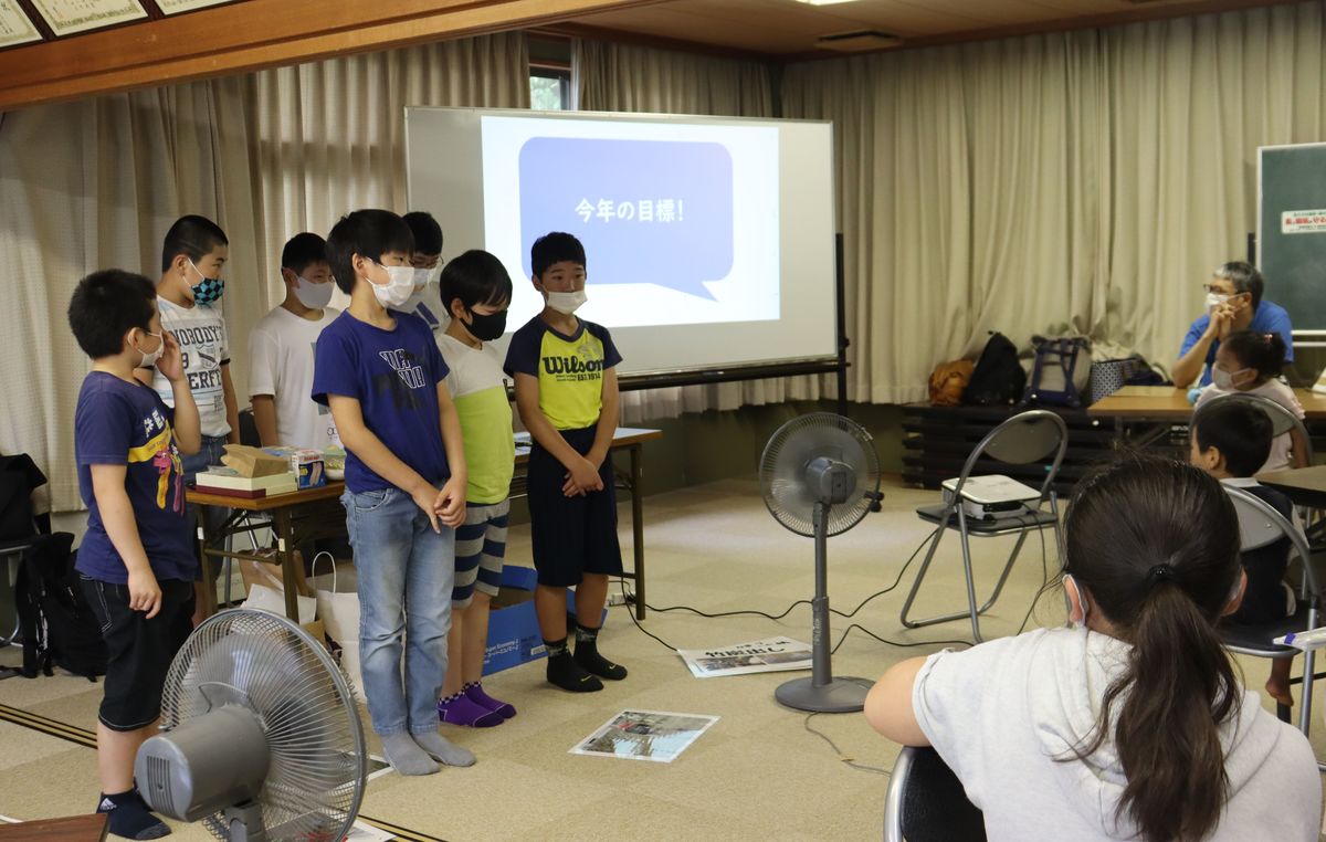 移住希望者に児童ら、仲良い里山の暮らしＰＲ　京都・亀岡、学校生活を紹介