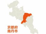 【地図】京都府南丹市
