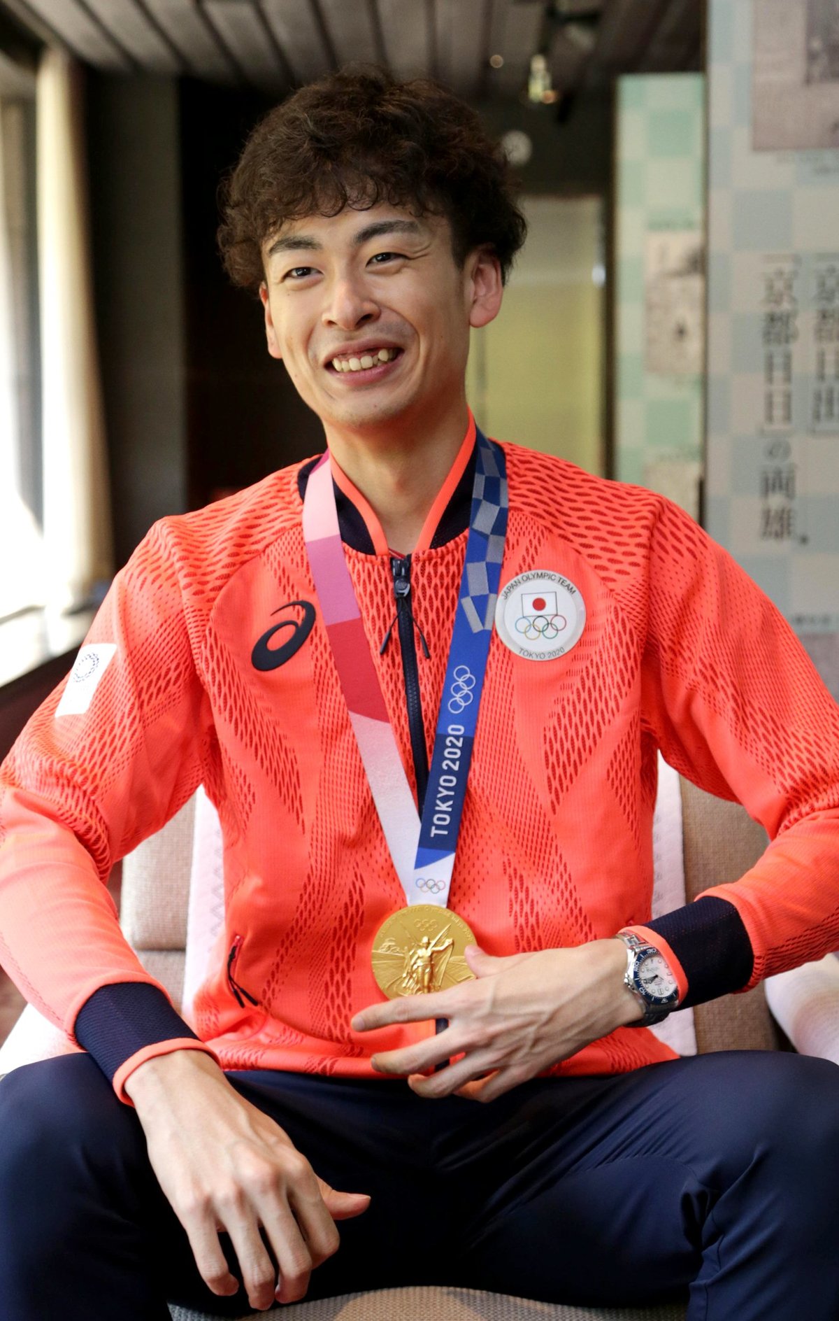 フェンシング団体・宇山選手が金メダル報告　「ちゃんと五輪選手になれた」