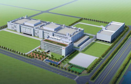 村田製作所が中国・無錫市に建設する工場の完成予想図