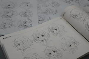 「響け！ユーフォニアム　キャラクターメイキングラフ集」に収録された池田さんのラフ画