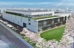 オムロンヘルスケアが松阪事業所に建設する新工場の完成イメージ