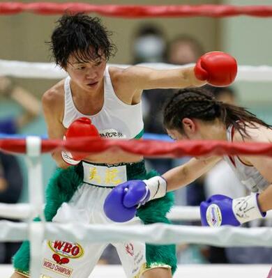 女子ボクシング岩川美花が初防衛 ｗｂｏアトム級タイトルマッチ 全国のニュース 京都新聞