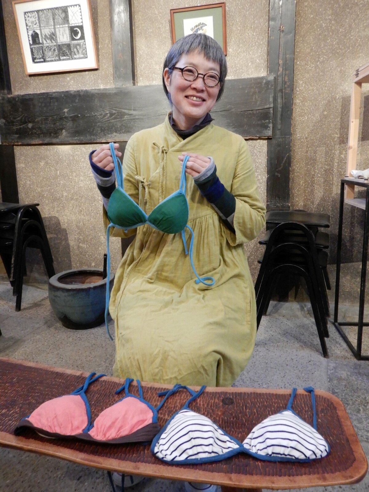 ふわふわブラジャー 手作りできます お肌トラブル回避も 京都の洋服作家が考案 社会 地域のニュース 京都新聞
