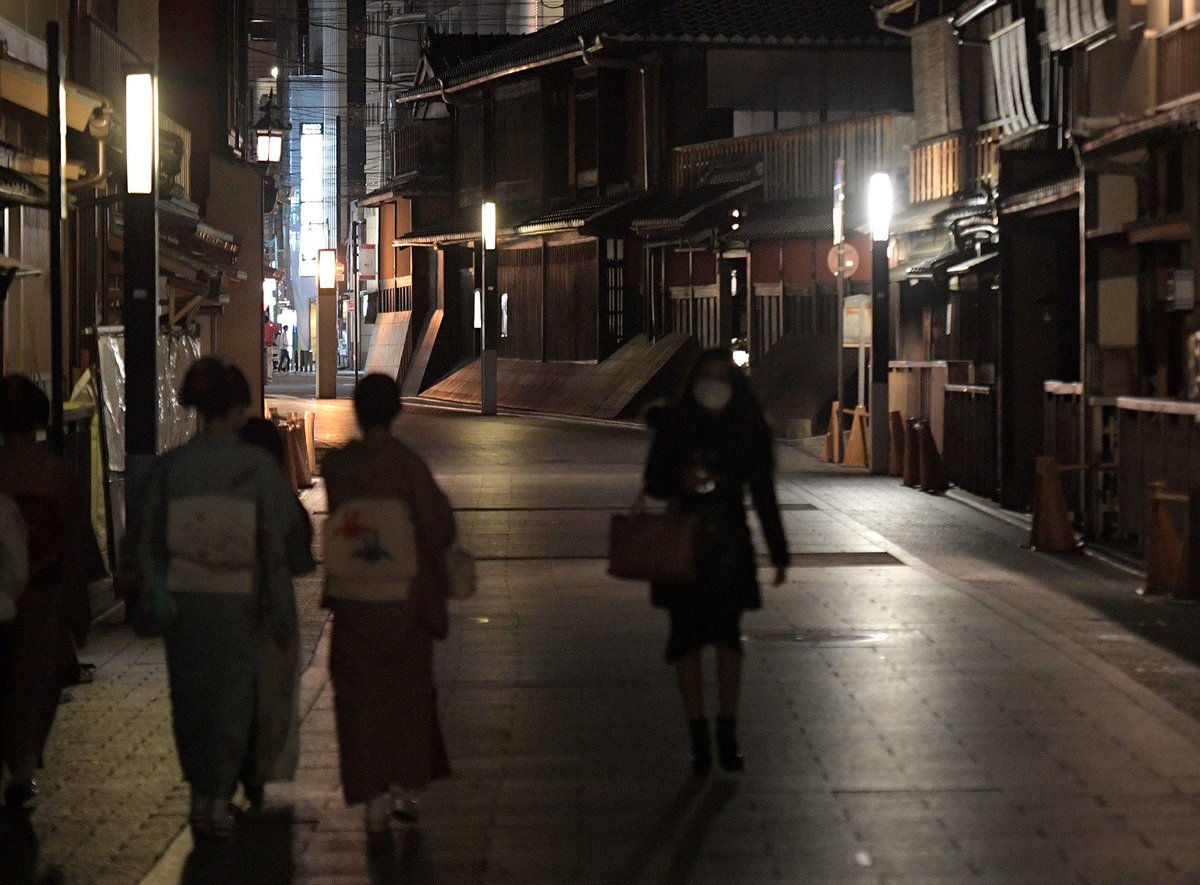 舞妓ら計6人コロナ感染確認、京都・祇園甲部の全てのお茶屋休業