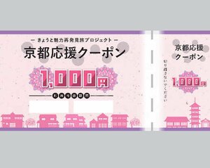 「京都応援クーポン券」の見本