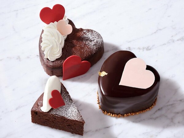 ハートのチョコにメッセージをのせて アンテノールがバレンタイン限定ケーキ 経済 地域のニュース 京都新聞