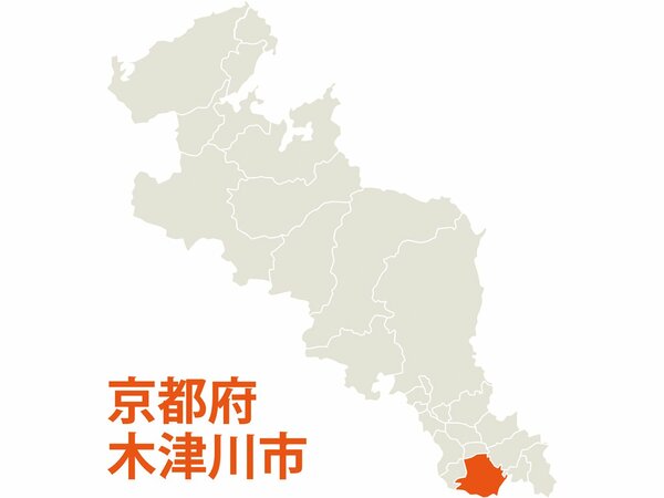 【地図】京都府木津川市