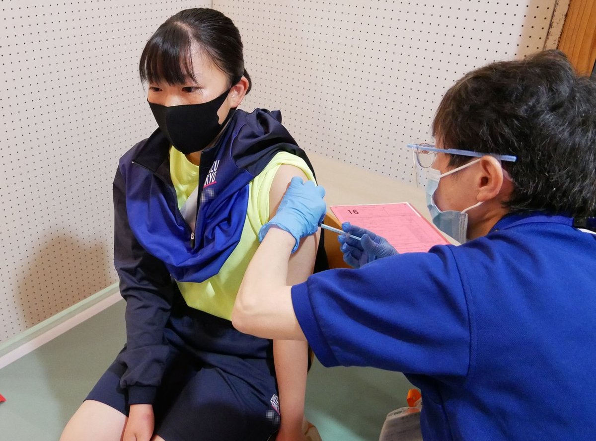 早くも高校生や小学生がワクチン接種　「早く友達と弁当を」京都、人口2千人の伊根町